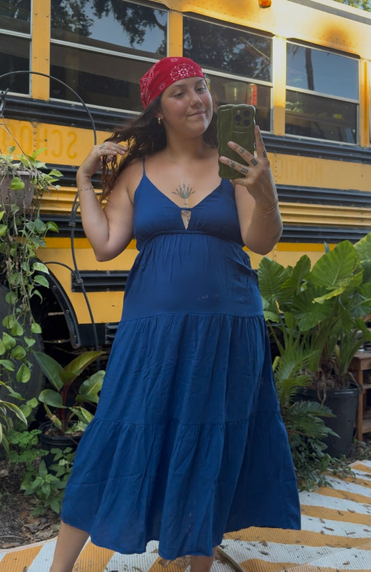 Navy Blue Dress