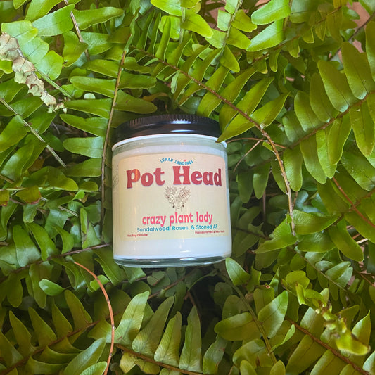Pot Head, Crazy Plant Lady Candle