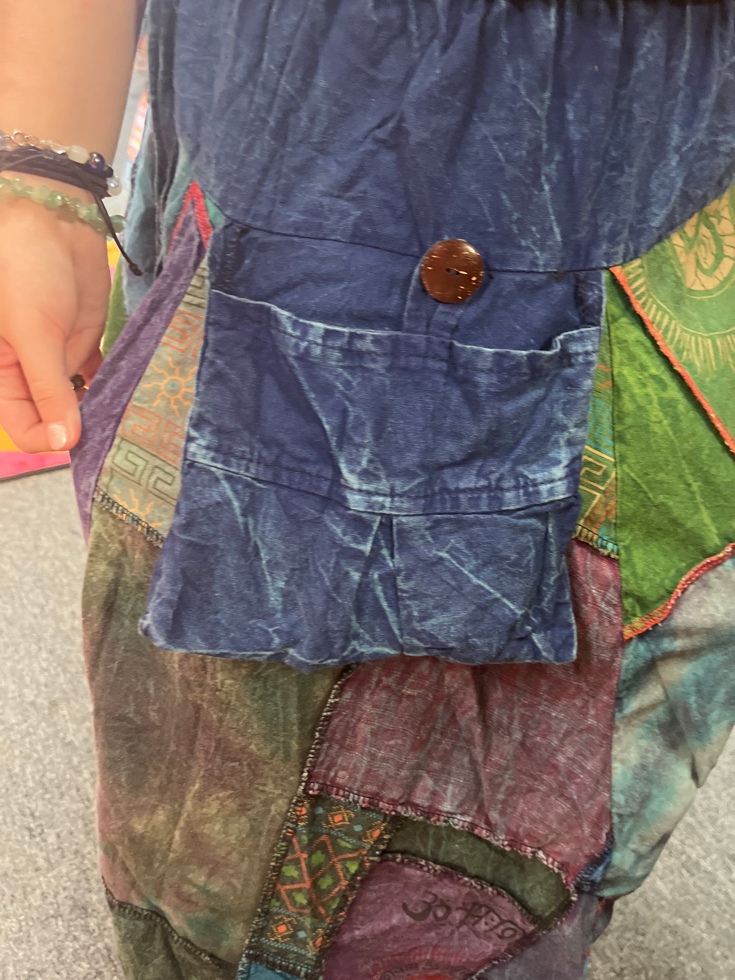 Patchwork Jeanie Pants