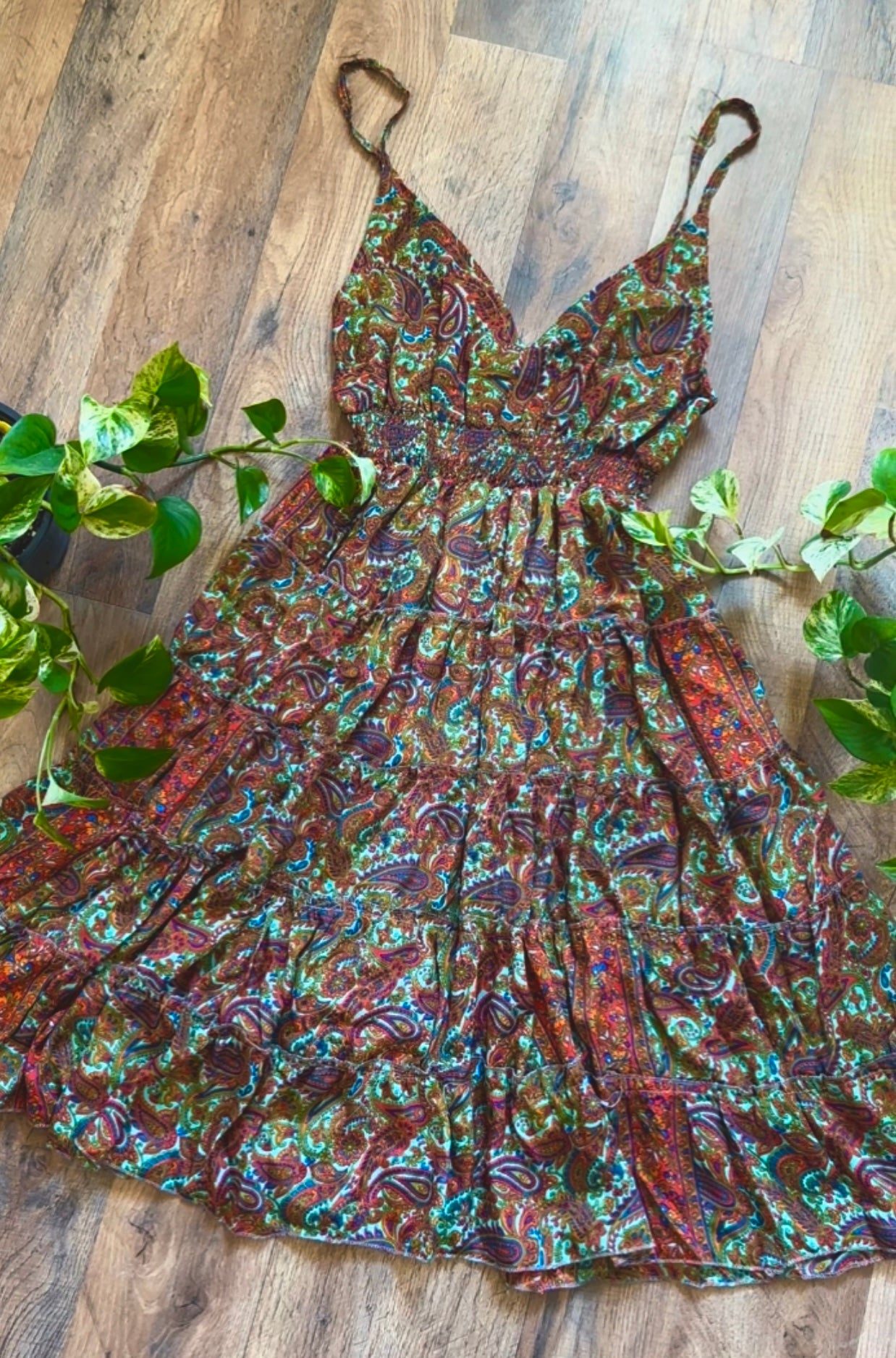 Paisley Tiered Dress