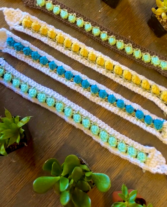 CROCHET HEADBAND/CAR MIRROR DECOR