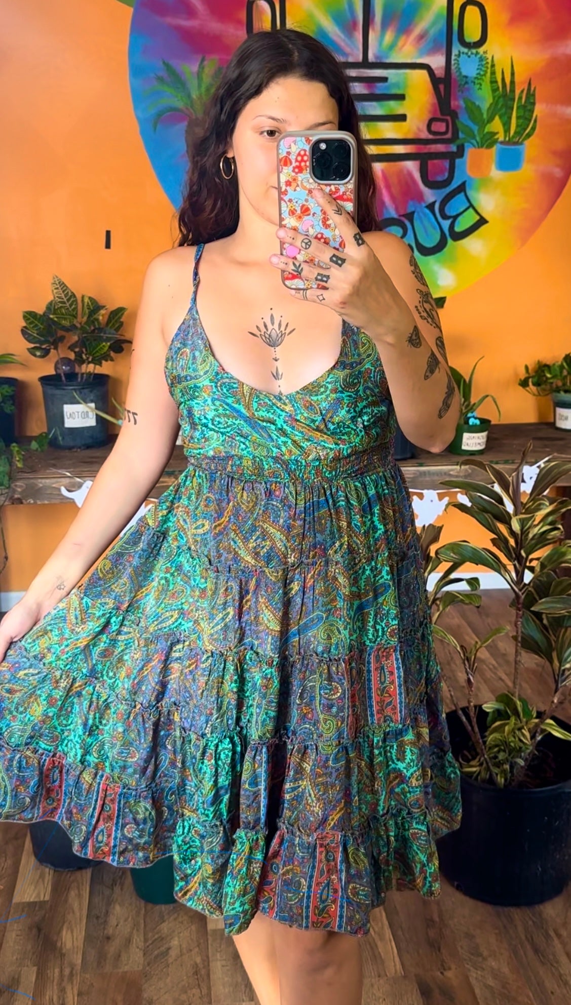 Paisley Tiered Dress