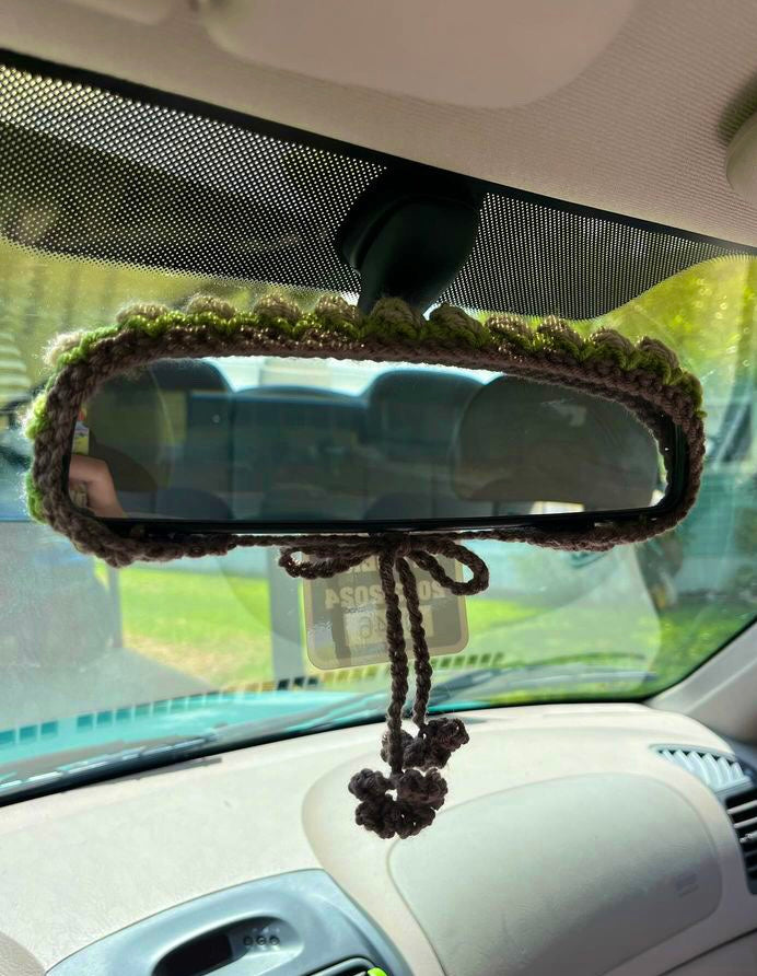 CROCHET HEADBAND/CAR MIRROR DECOR