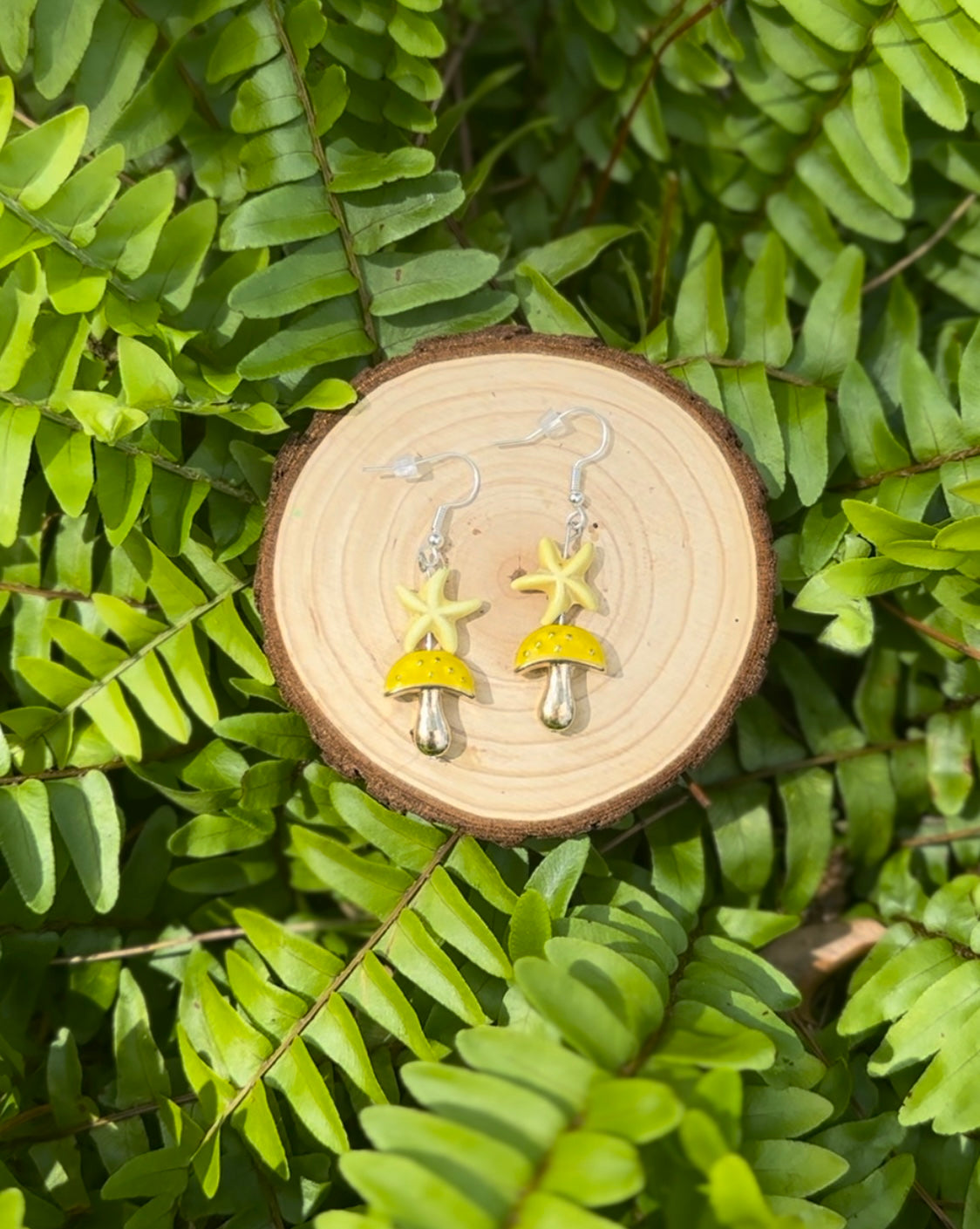 STARFISH MUSHROOM EARRINGS⭐️🍄🌈