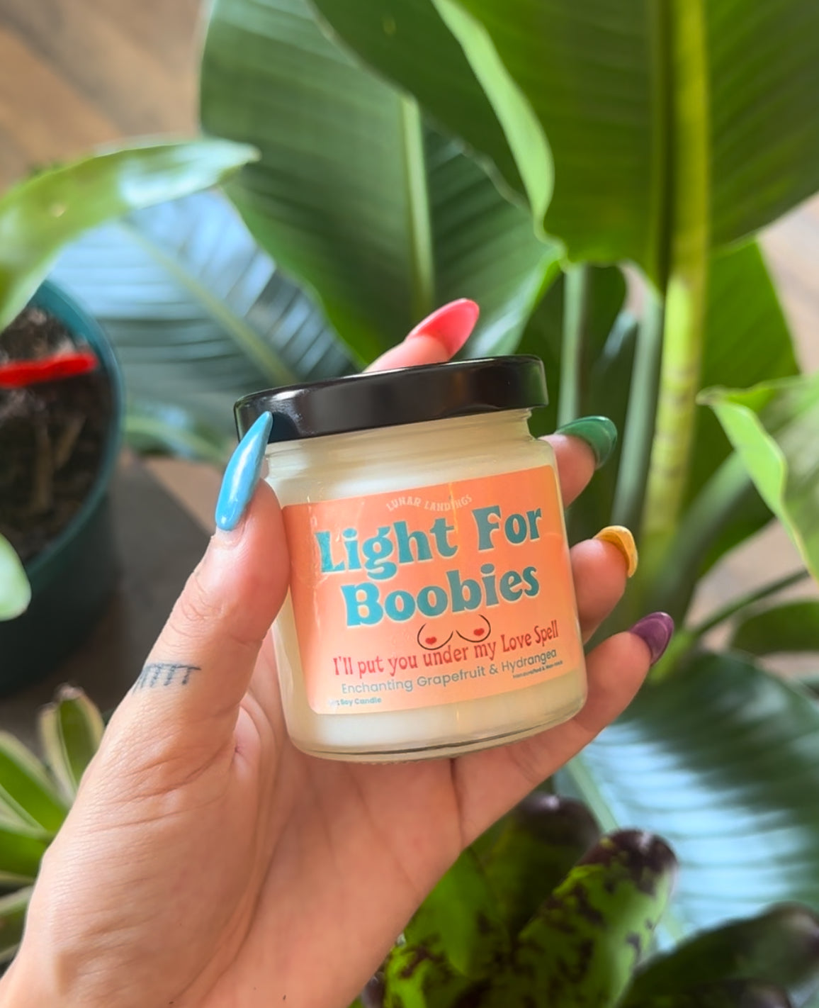 Light For Boobies Candle