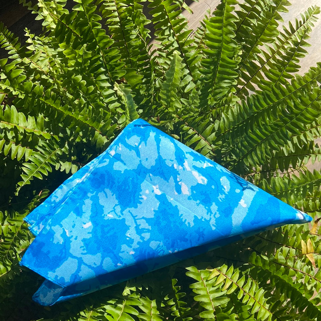 NEON TYE DYE BANDANAS