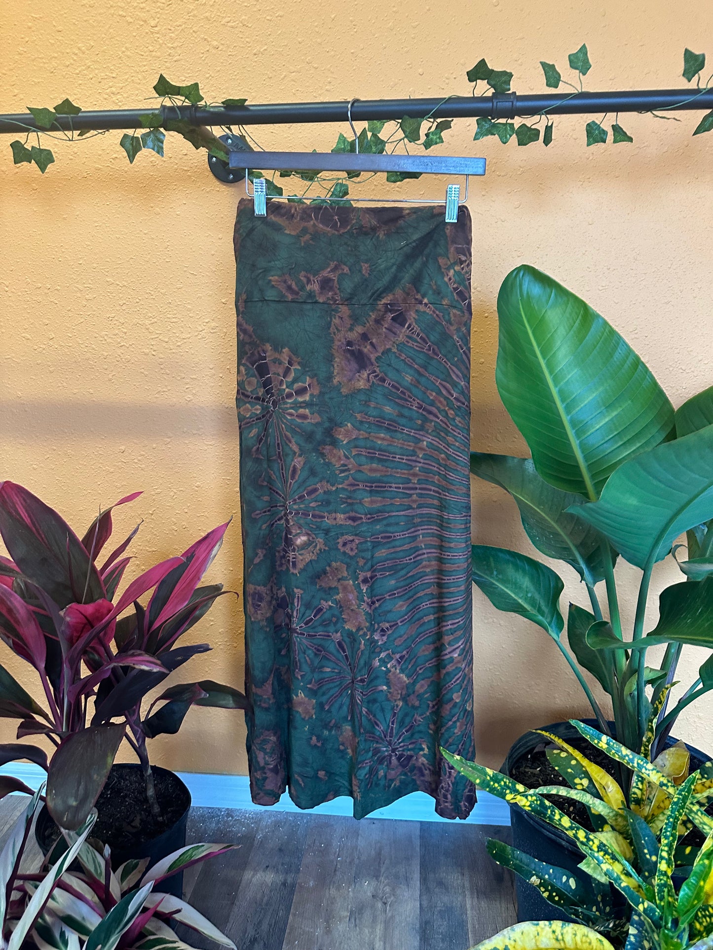 Earthy Tones Hand Tie Dyed Skirt