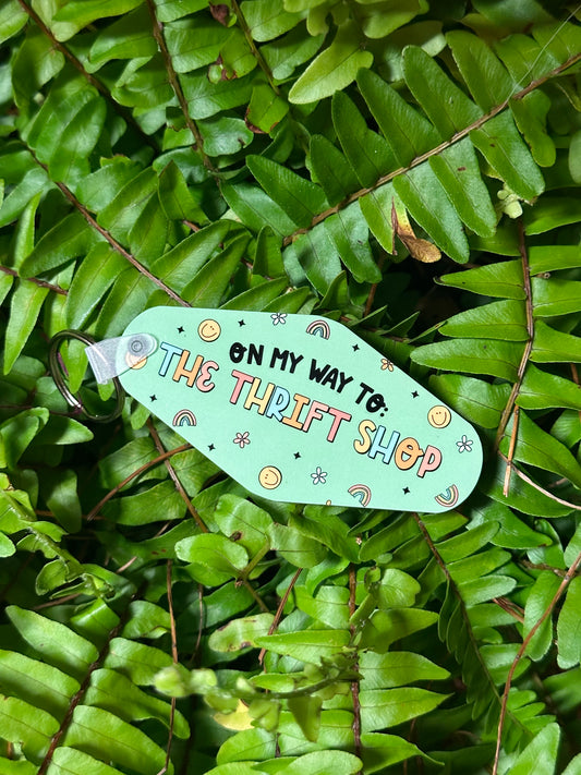 THRIFT SHOP KEYCHAIN