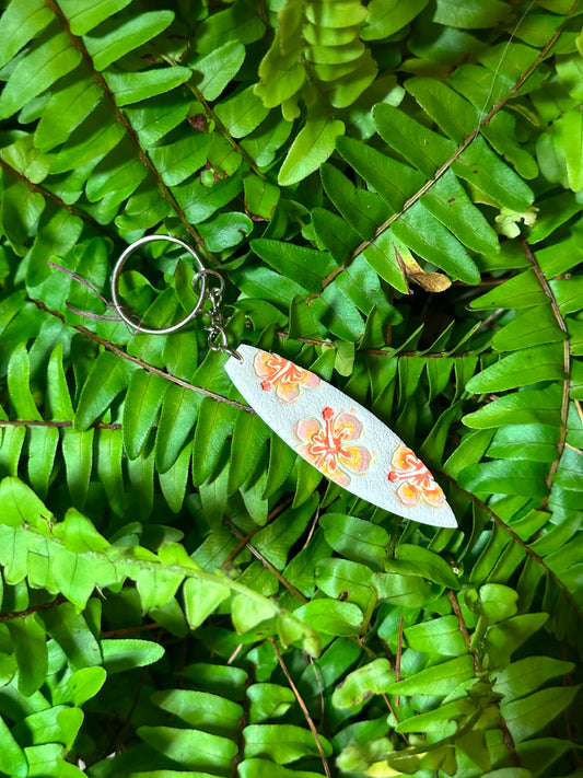 FLOWER SURF BOARD KEYCHAON