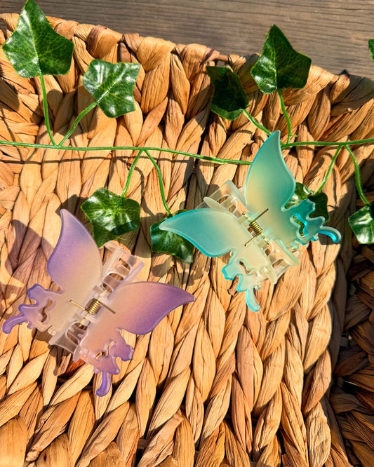 Ombré Butterfly Hair Clip