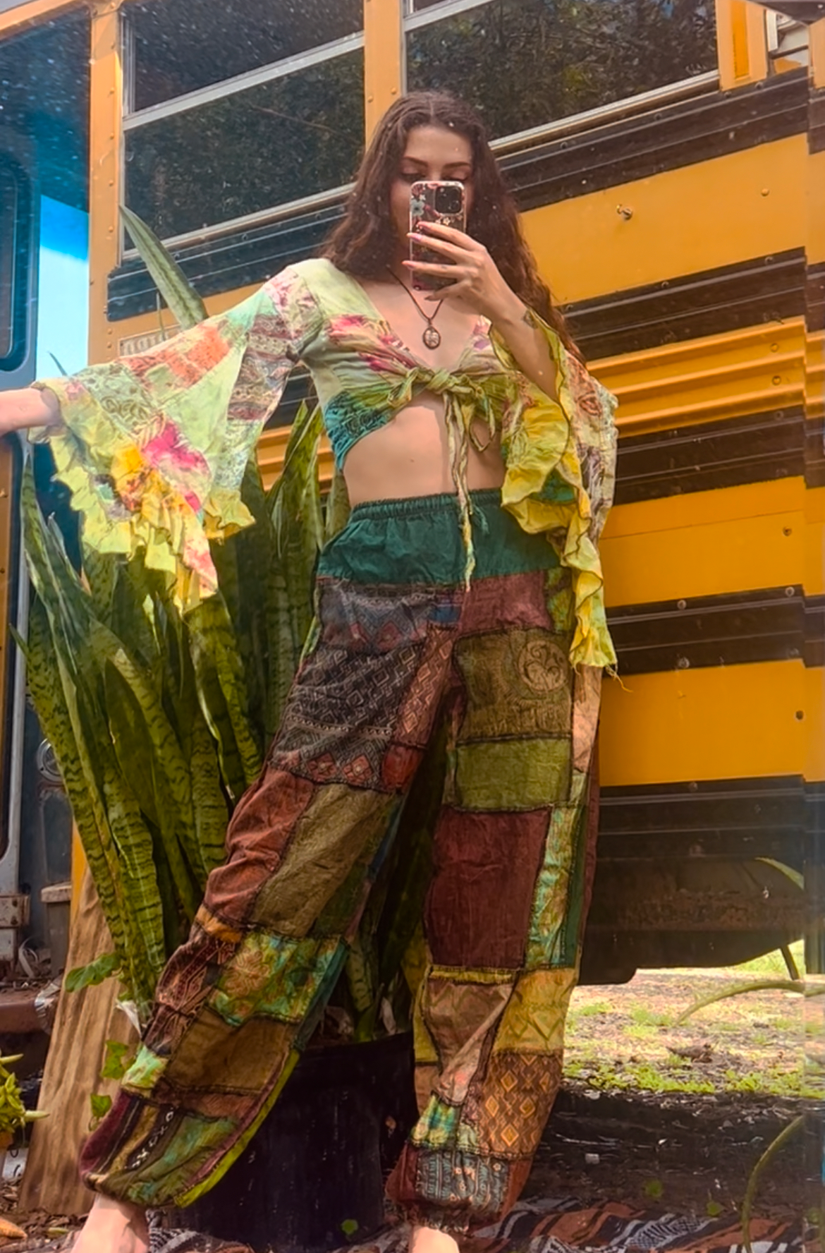 Rainbow Patchwork Joggers