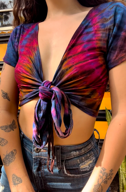 Tie Dyed Crop Top